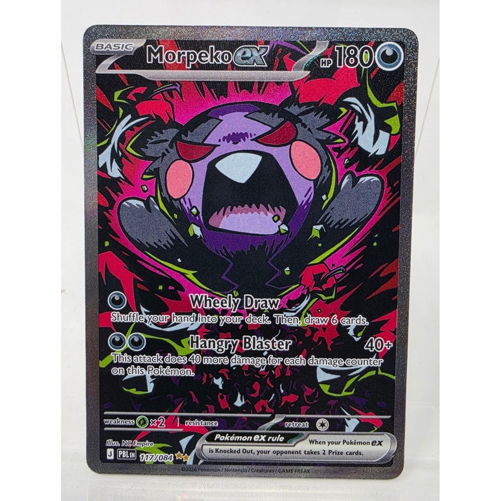 Pokemon Morpeko ex 117/084 Pitch Black Special Illustration Rare SIR
